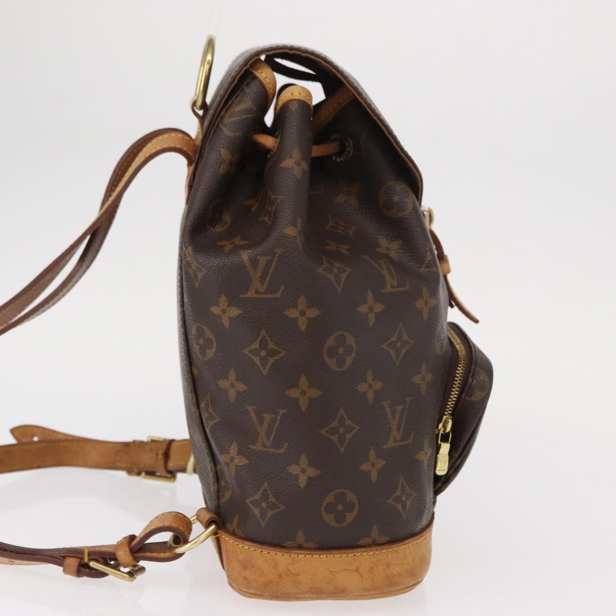 LOUIS VUITTON Monogram Montsouris MM Backpack M51136 LV Auth 155133