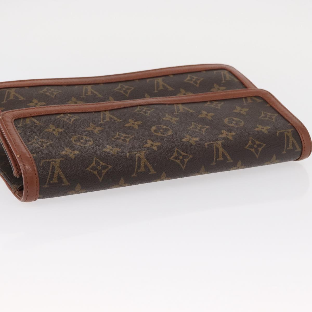 LOUIS VUITTON Monogram Pochette Dam GM Clutch Bag M51810 LV Auth 155136