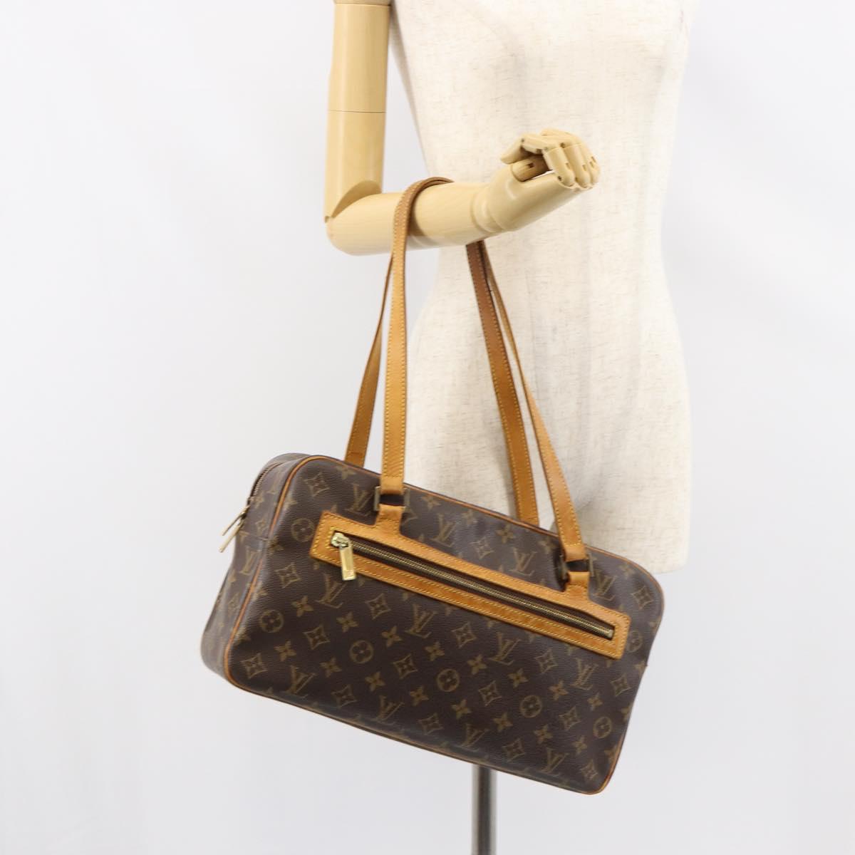 LOUIS VUITTON Monogram Cite GM Hand Bag M51181 LV Auth 155138