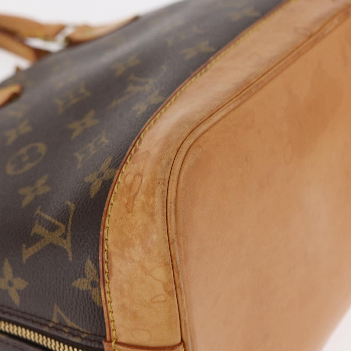 LOUIS VUITTON Monogram Alma Hand Bag M51130 LV Auth 155139