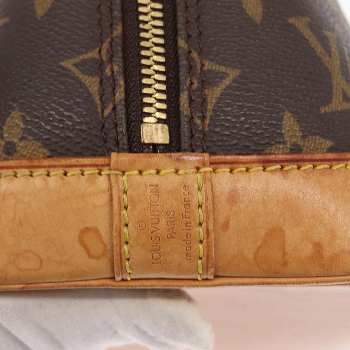 LOUIS VUITTON Monogram Alma Hand Bag M51130 LV Auth 155139