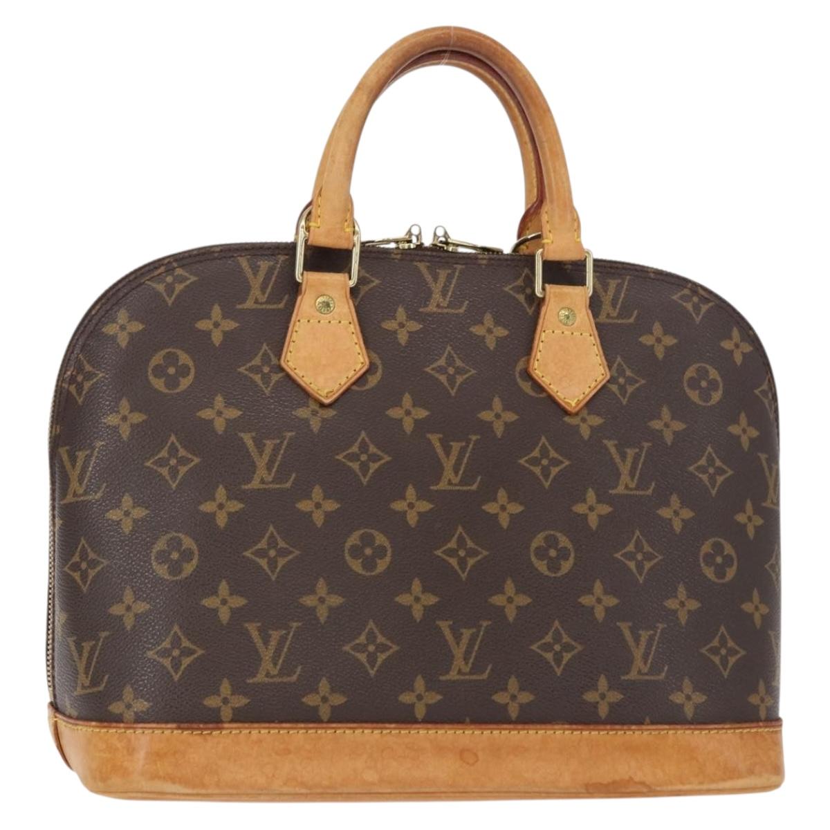 LOUIS VUITTON Monogram Alma Hand Bag M51130 LV Auth 155139