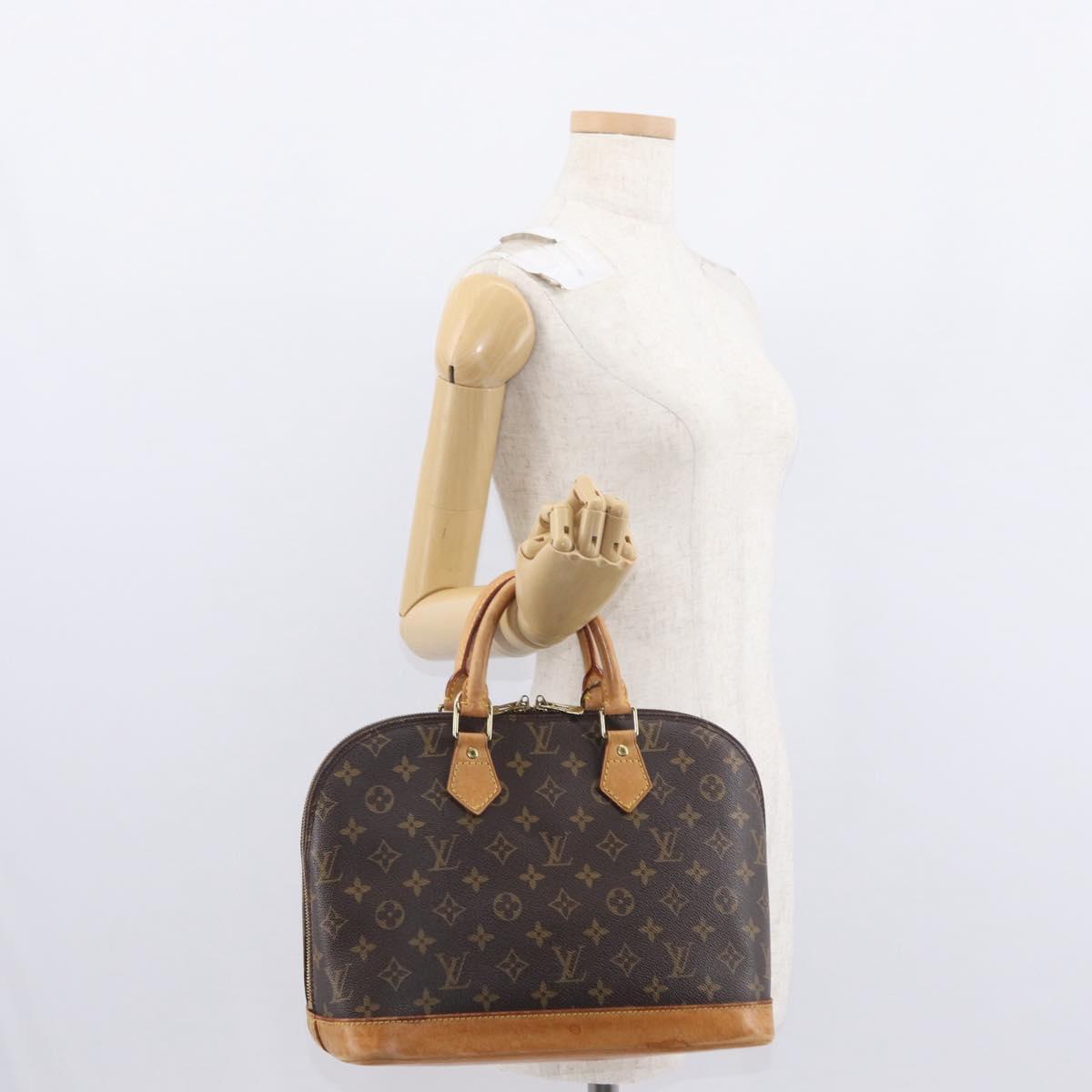 LOUIS VUITTON Monogram Alma Hand Bag M51130 LV Auth 155139