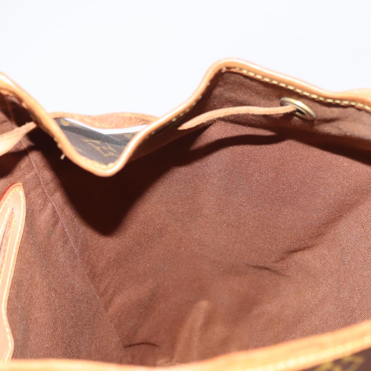 LOUIS VUITTON Monogram Montsouris GM Backpack M51135 LV Auth 155142