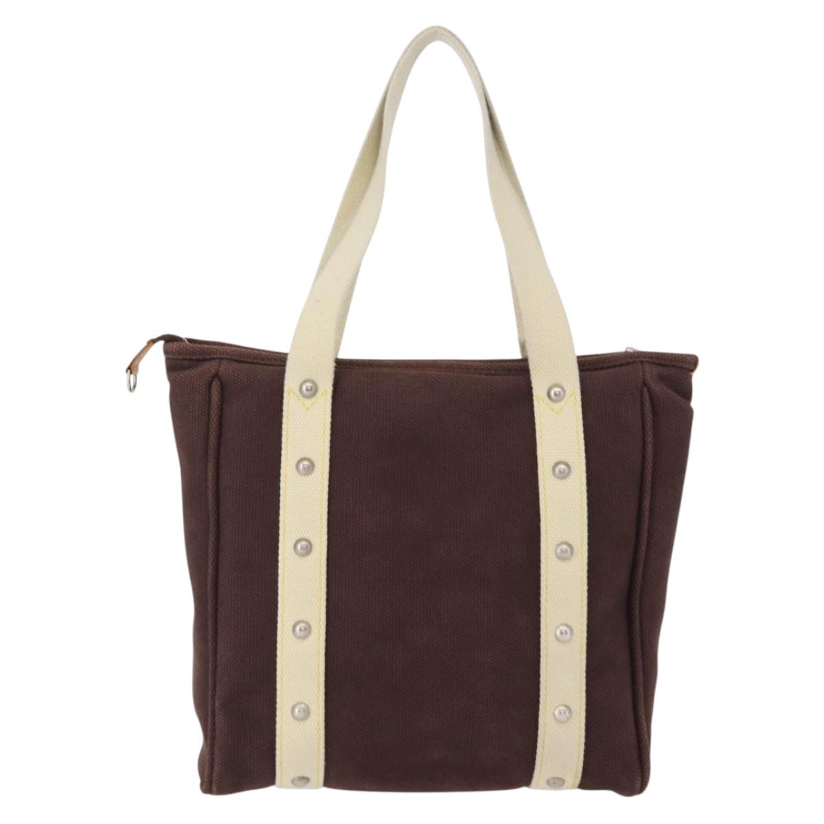 LOUIS VUITTON Antigua Cabas MM Tote Bag Brown M80663 LV Auth 155143