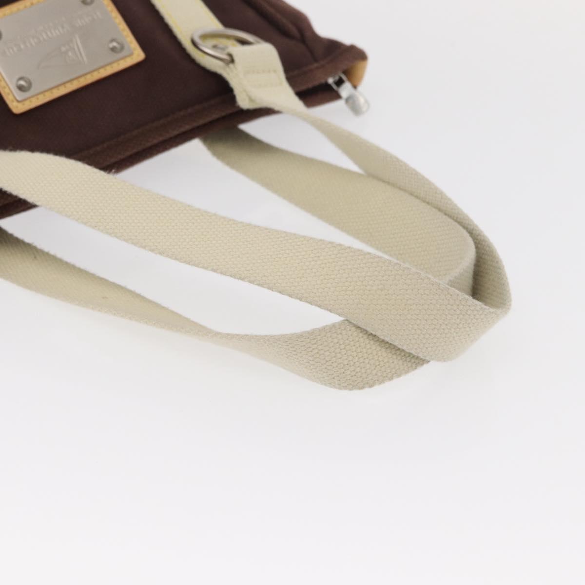 LOUIS VUITTON Antigua Cabas MM Tote Bag Brown M80663 LV Auth 155143