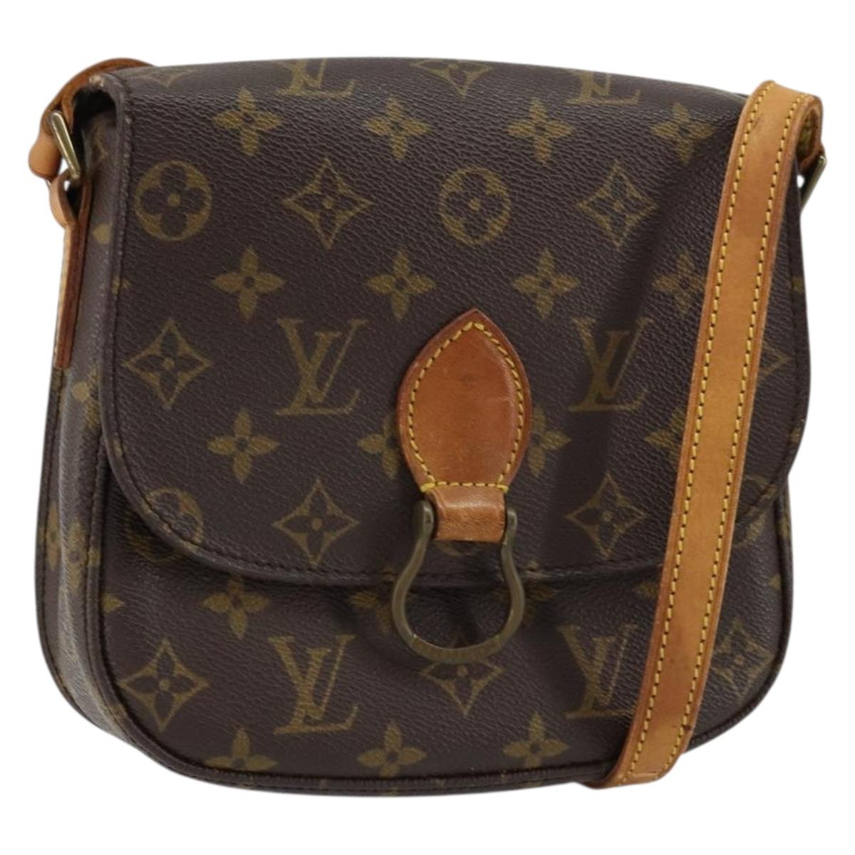 LOUIS VUITTON Monogram Saint Cloud MM Shoulder Bag M51243 LV Auth 155146