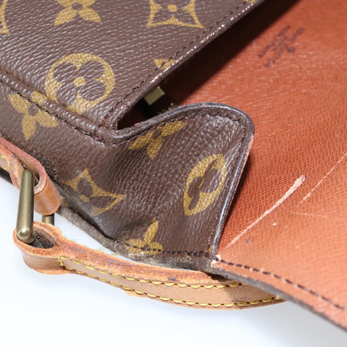 LOUIS VUITTON Monogram Saint Cloud MM Shoulder Bag M51243 LV Auth 155146