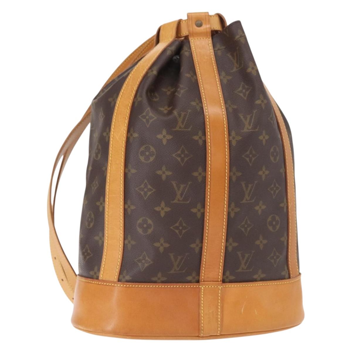 LOUIS VUITTON Monogram Randonnee PM Shoulder Bag M42243 LV Auth 155147
