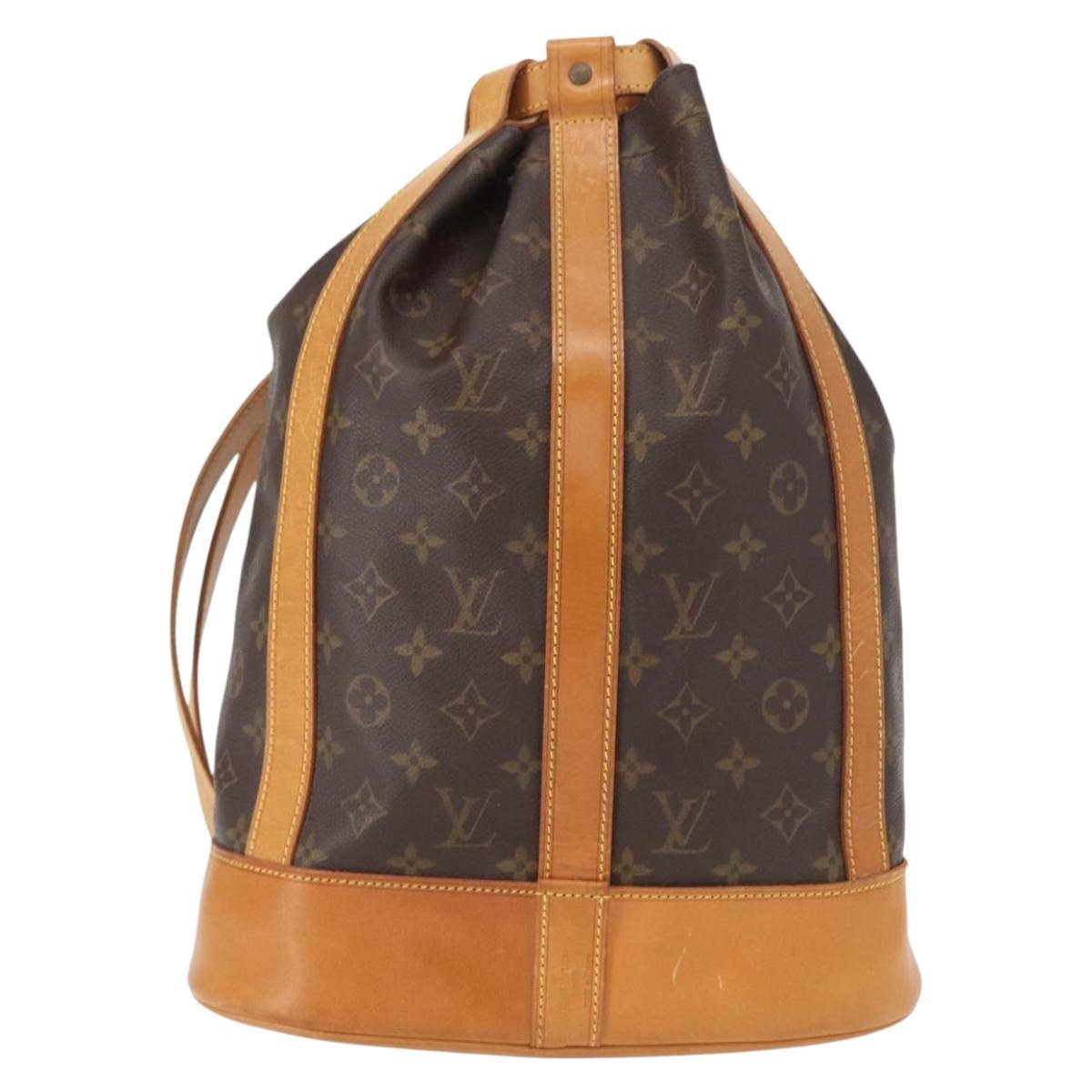 LOUIS VUITTON Monogram Randonnee PM Shoulder Bag M42243 LV Auth 155147
