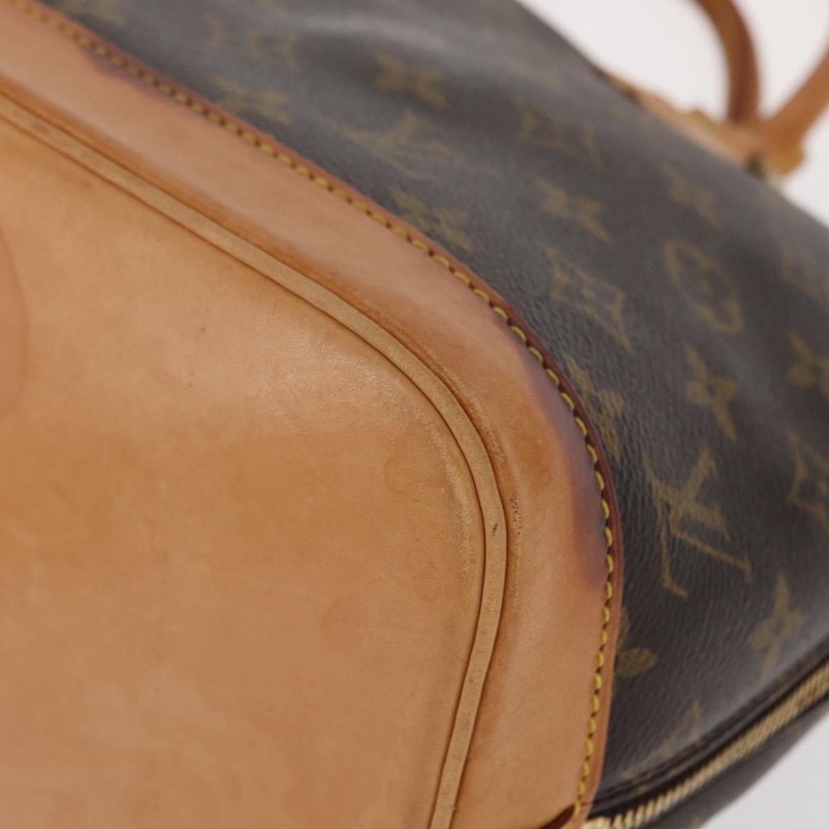 LOUIS VUITTON Monogram Alma Hand Bag M51130 LV Auth 155148