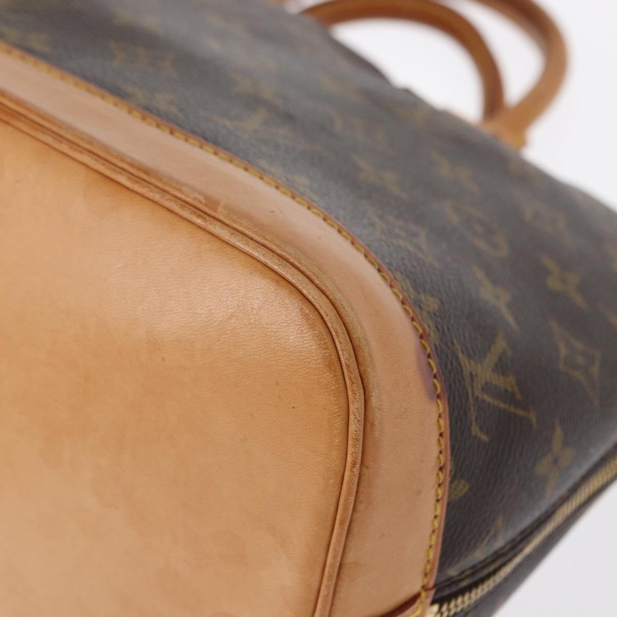 LOUIS VUITTON Monogram Alma Hand Bag M51130 LV Auth 155148