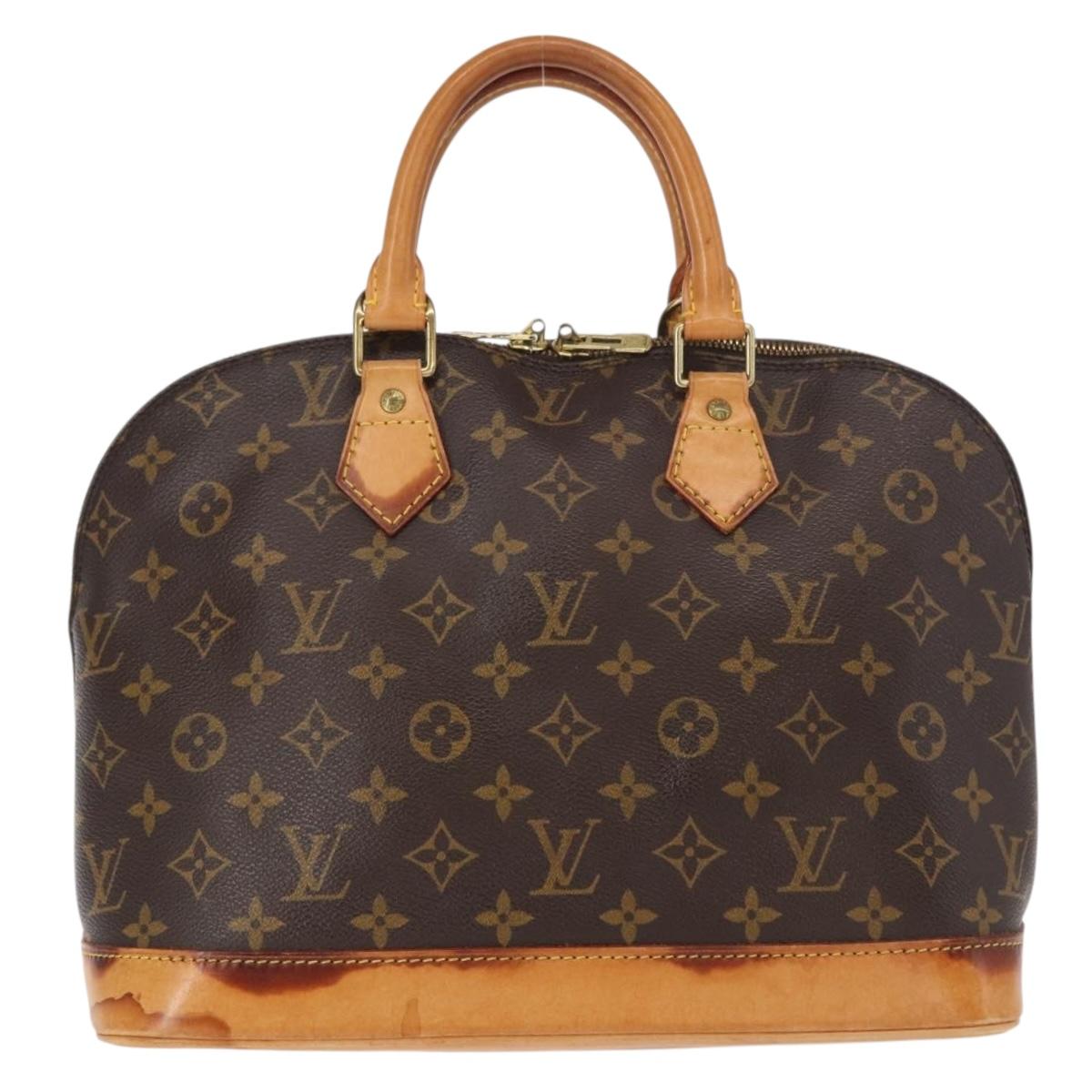 LOUIS VUITTON Monogram Alma Hand Bag M51130 LV Auth 155148