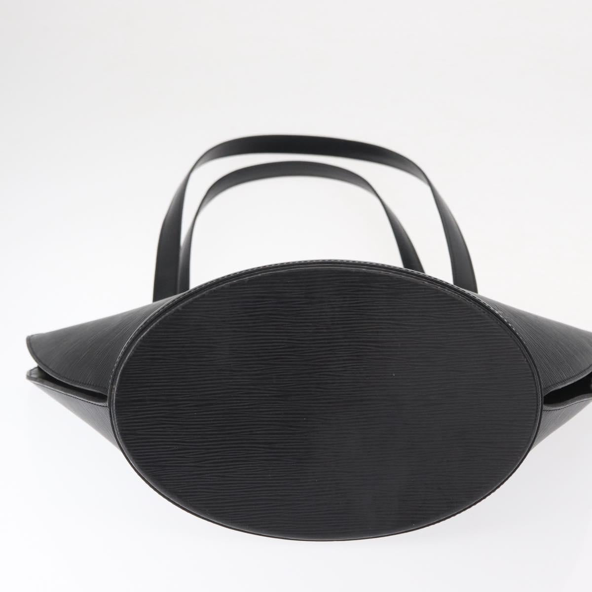 LOUIS VUITTON Epi Saint Jacques Shopping Shoulder Bag Black M52262 Auth 155149