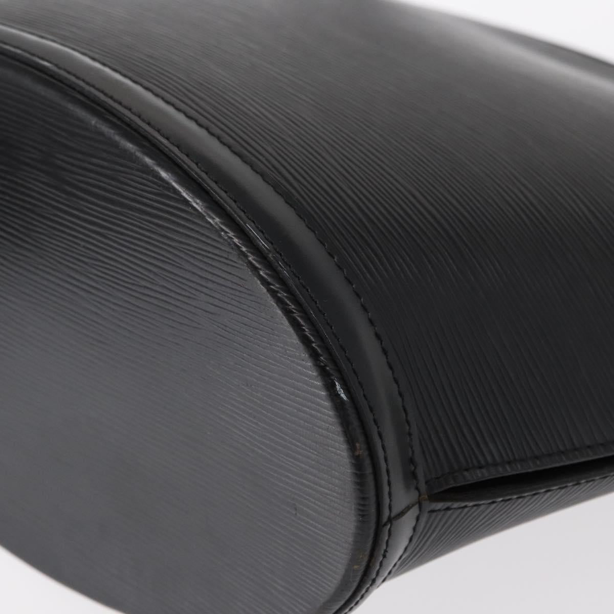 LOUIS VUITTON Epi Saint Jacques Shopping Shoulder Bag Black M52262 Auth 155149