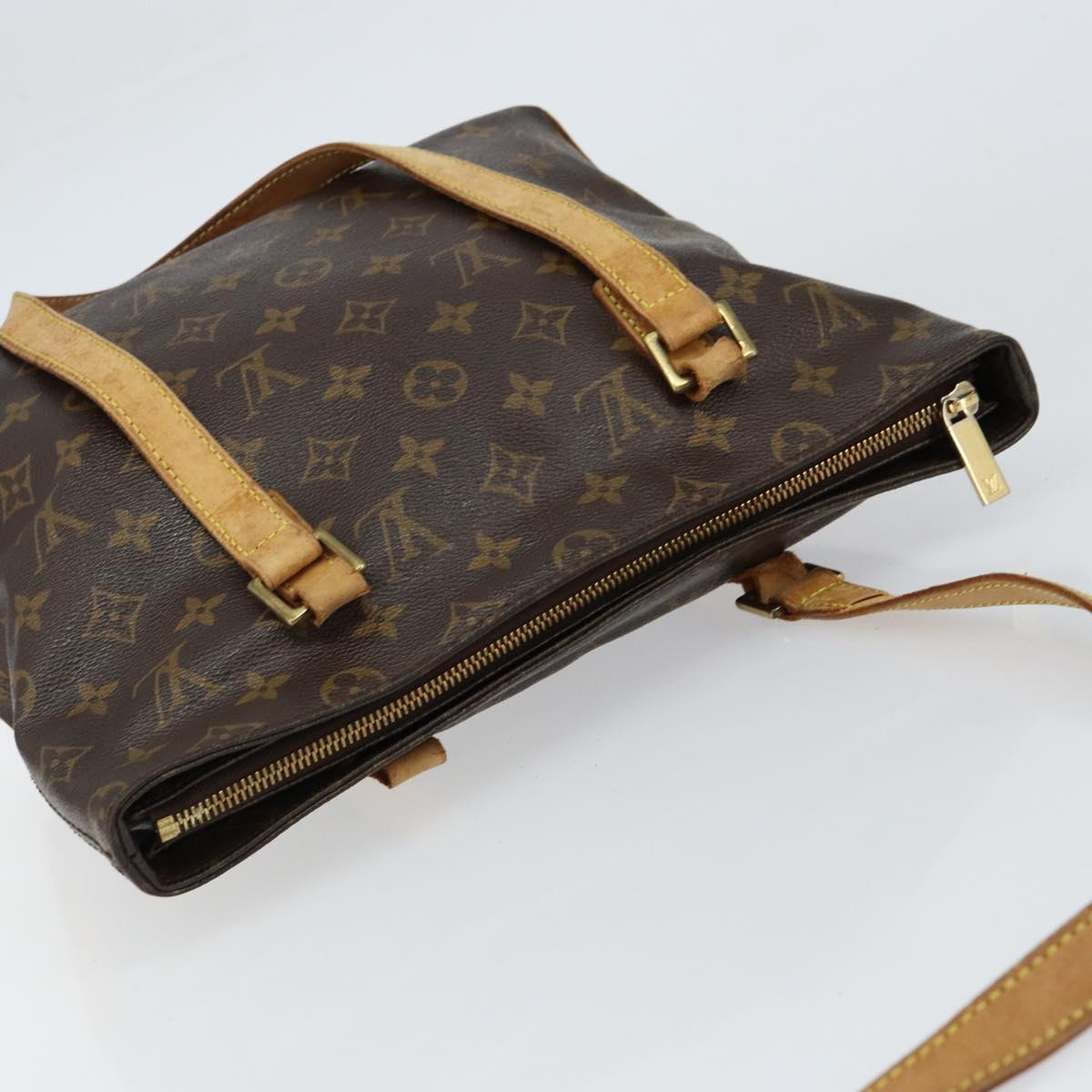 LOUIS VUITTON Monogram Cabas Piano Tote Bag M51148 LV Auth 155150