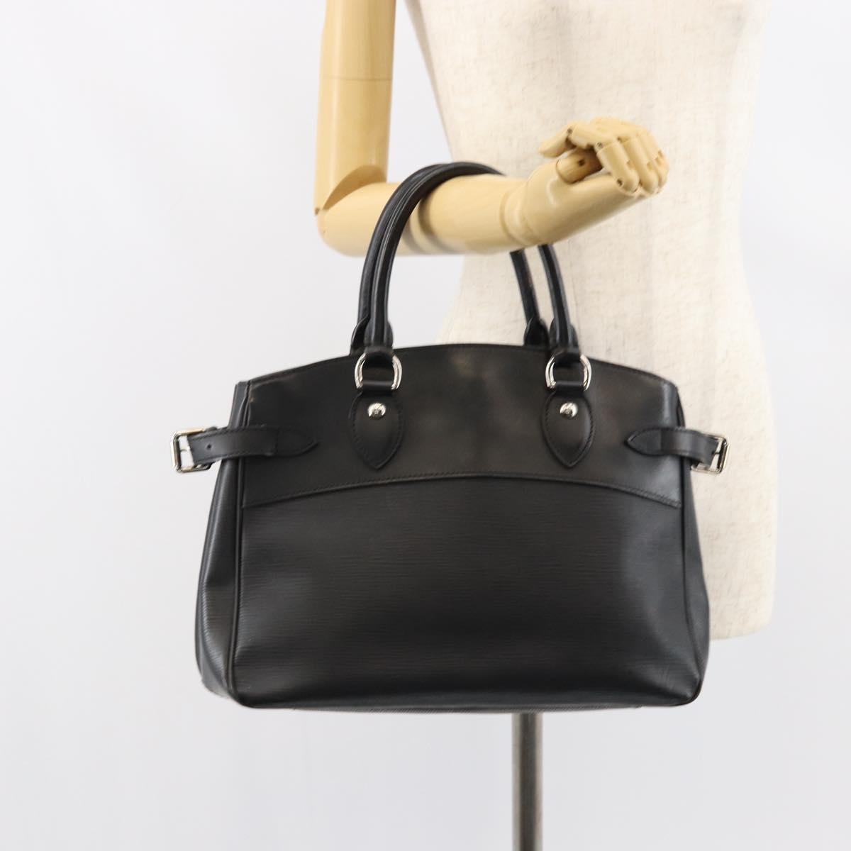 LOUIS VUITTON Epi Passy PM Hand Bag Black M59262 LV Auth 155151
