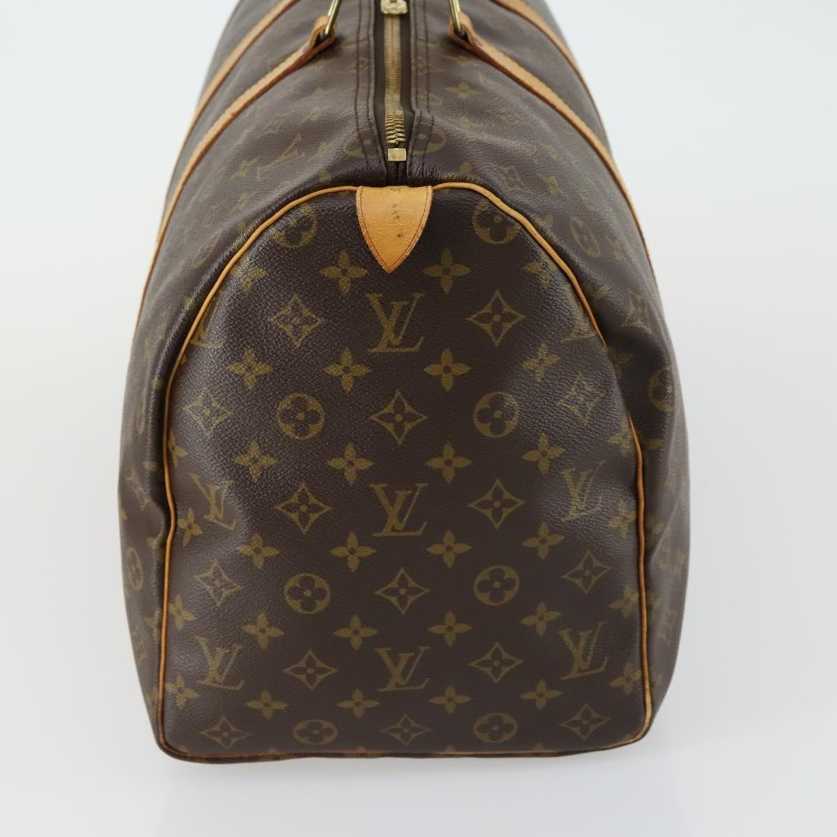 LOUIS VUITTON Monogram Keepall 50 Boston Bag M41426 LV Auth 155160