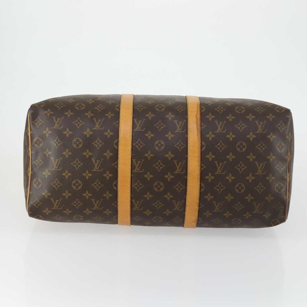 LOUIS VUITTON Monogram Keepall 50 Boston Bag M41426 LV Auth 155160