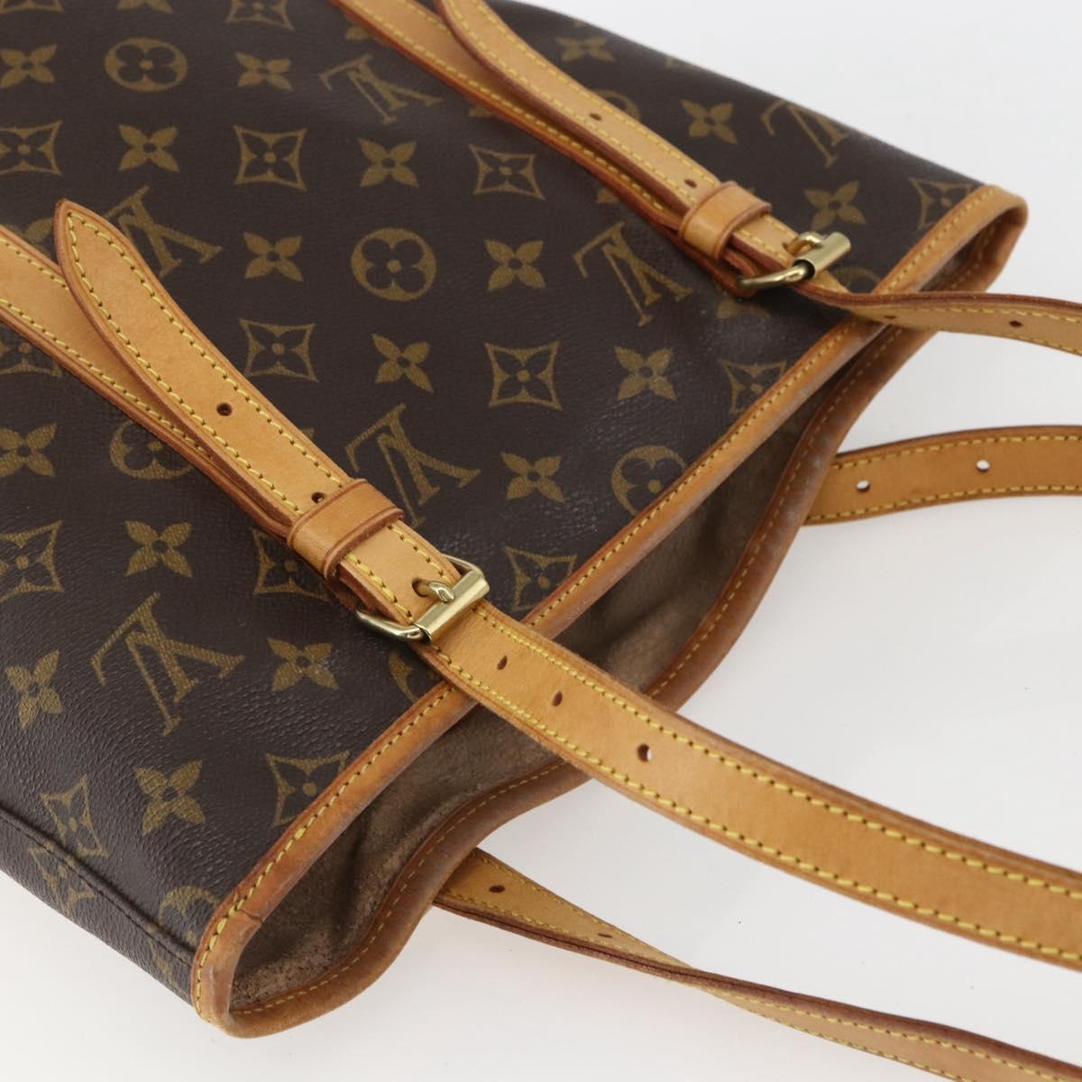 LOUIS VUITTON Monogram Bucket GM Shoulder Bag M42236 LV Auth 155162