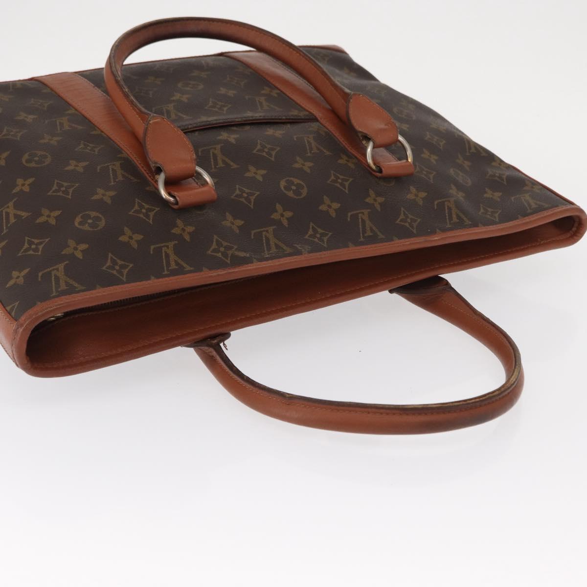 LOUIS VUITTON Monogram Sac Weekend PM Hand Bag M42425 LV Auth 155164
