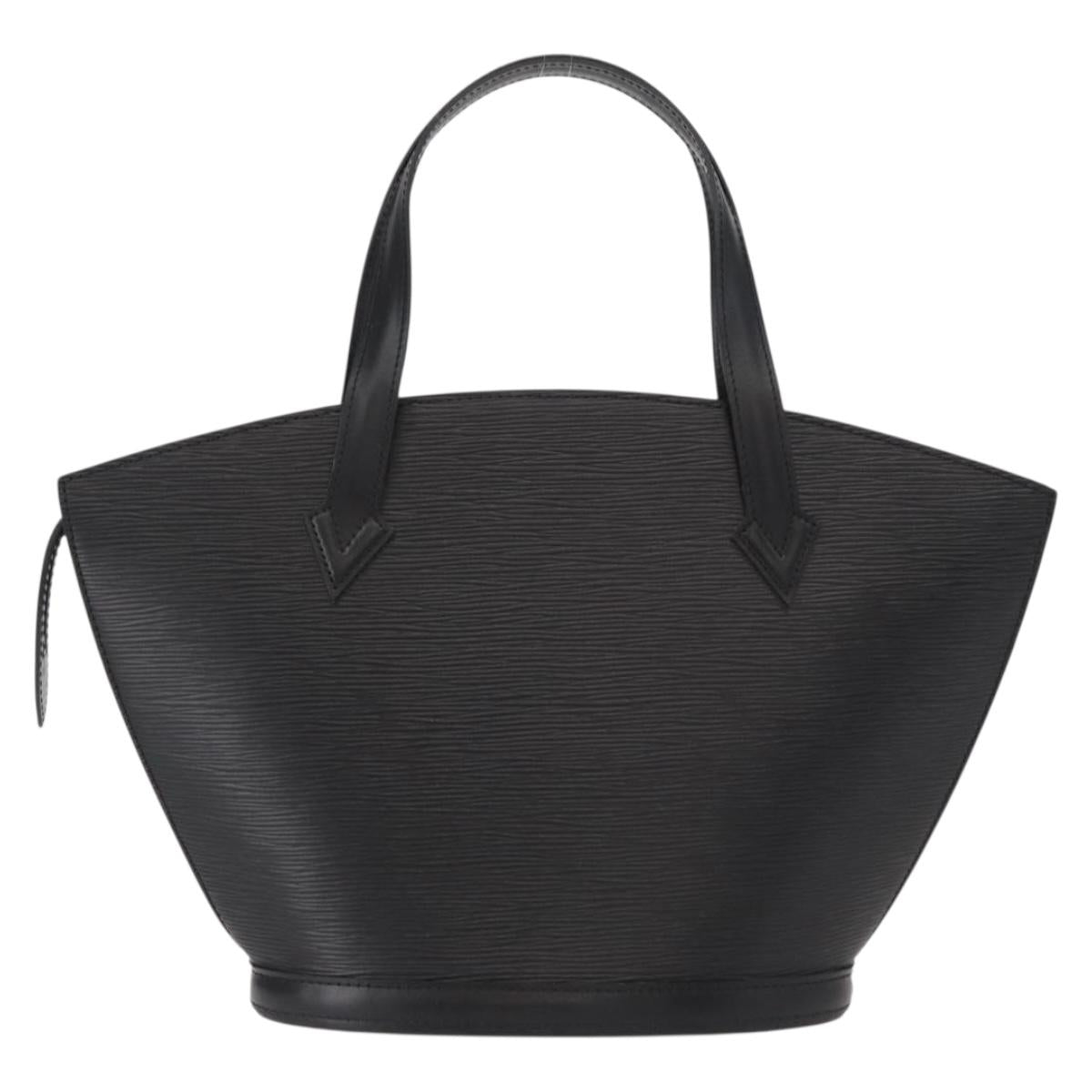 LOUIS VUITTON Epi Saint Jacques Hand Bag Black M52272 LV Auth 155165