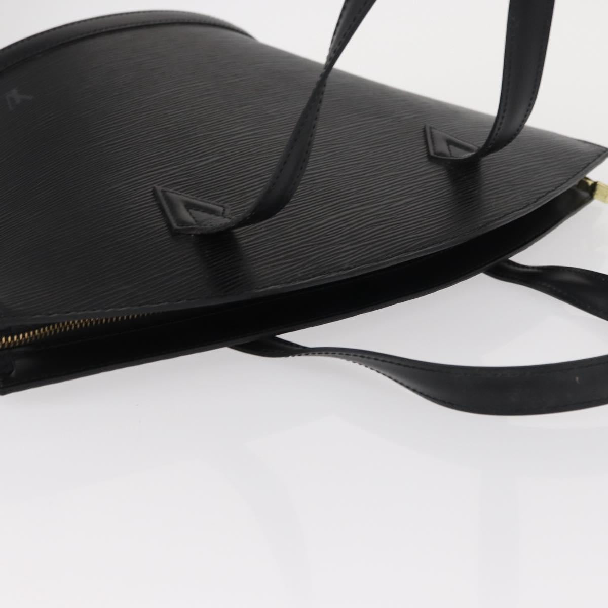LOUIS VUITTON Epi Saint Jacques Hand Bag Black M52272 LV Auth 155165