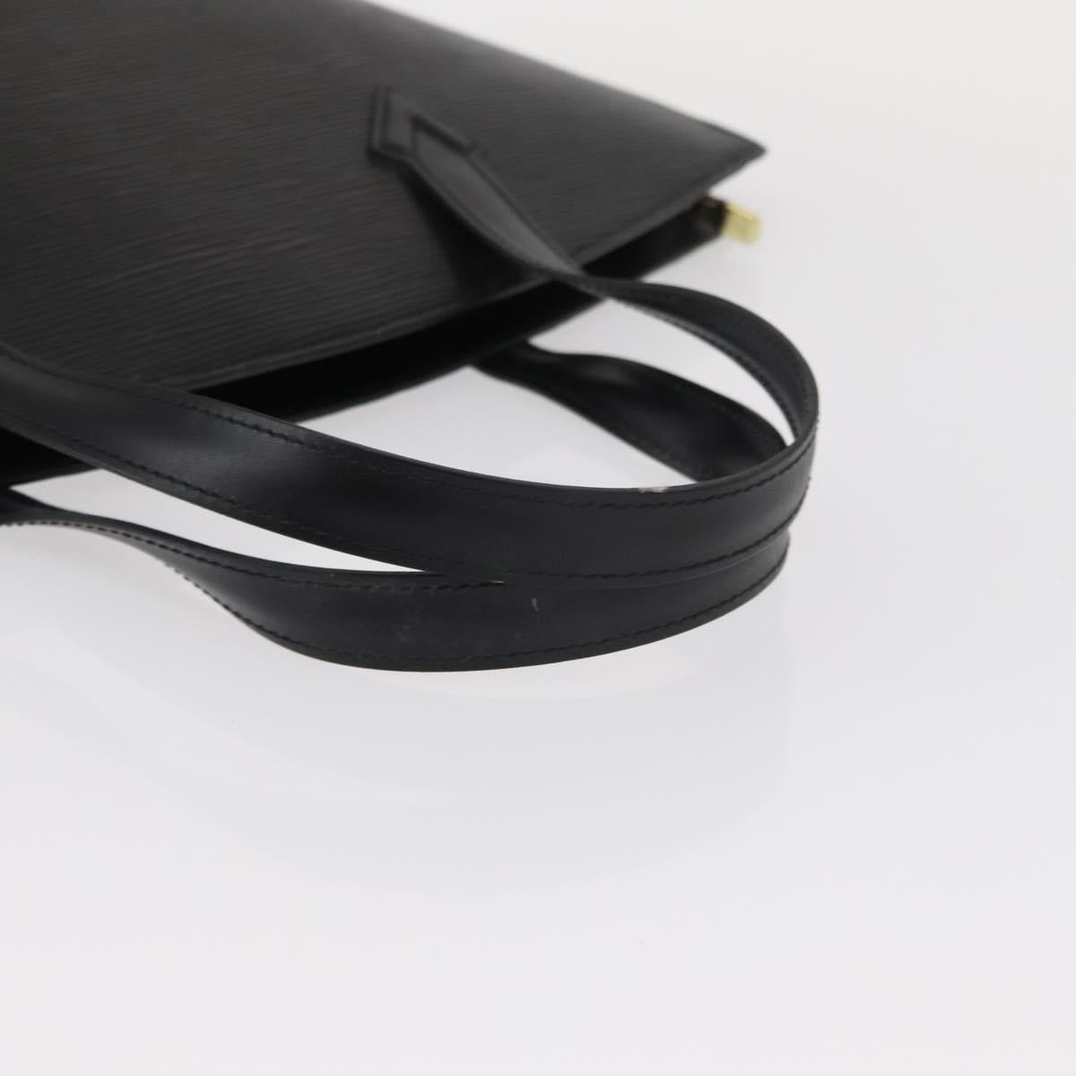 LOUIS VUITTON Epi Saint Jacques Hand Bag Black M52272 LV Auth 155165