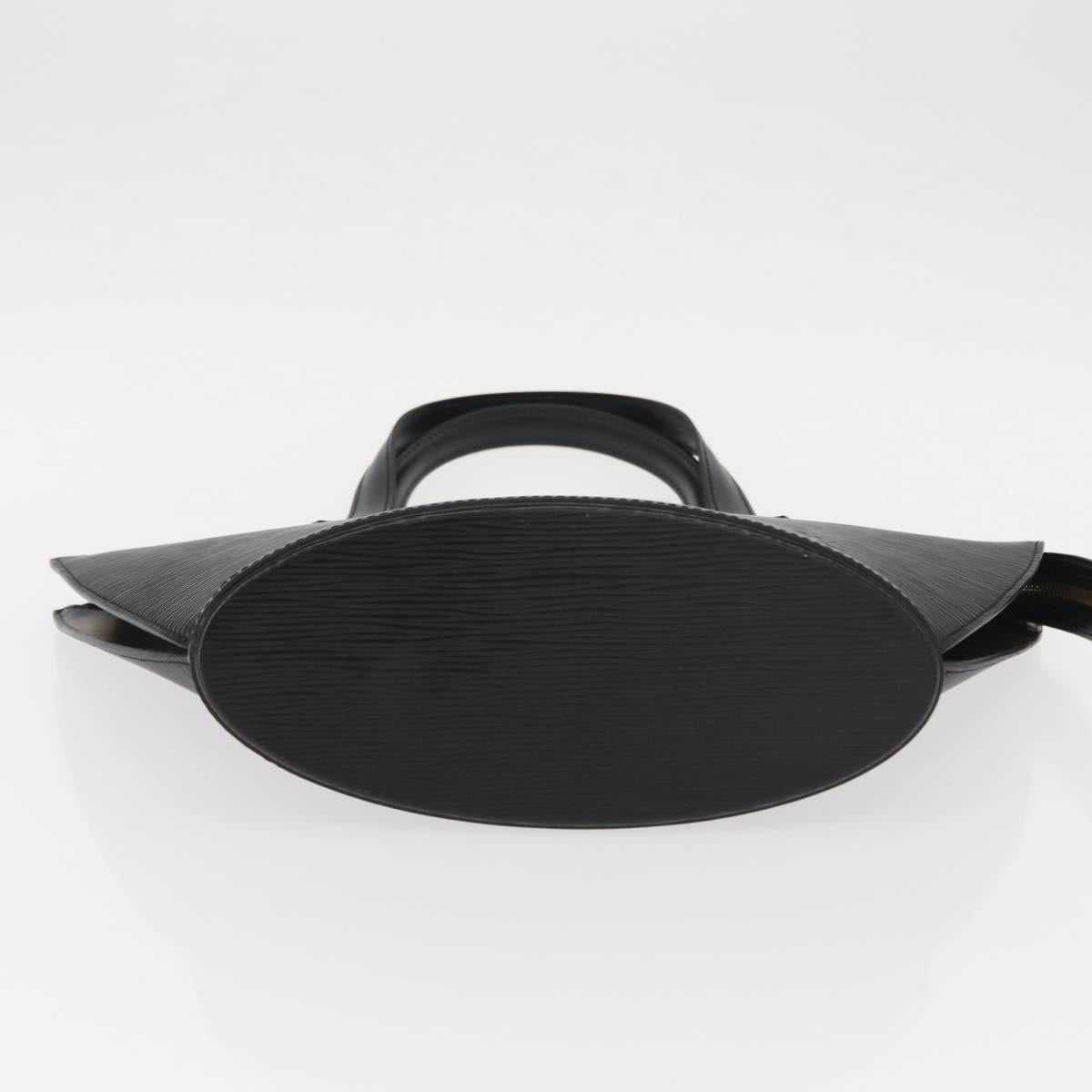 LOUIS VUITTON Epi Saint Jacques Hand Bag Black M52272 LV Auth 155165