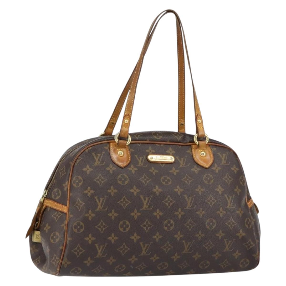 LOUIS VUITTON Monogram Montorgueil GM Shoulder Bag M95566 LV Auth 155166