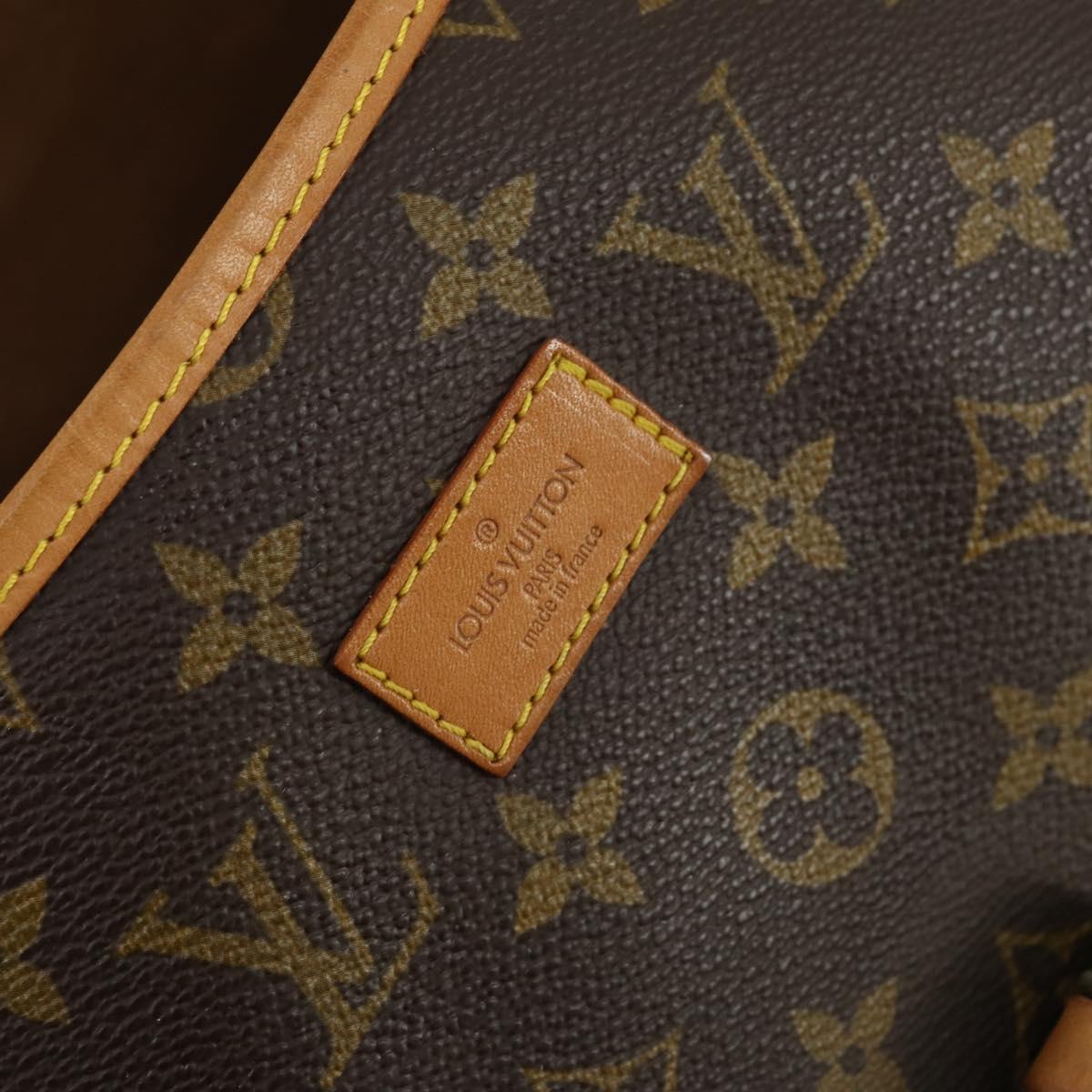 LOUIS VUITTON Monogram Saumur 35 Shoulder Bag M42254 LV Auth 155167