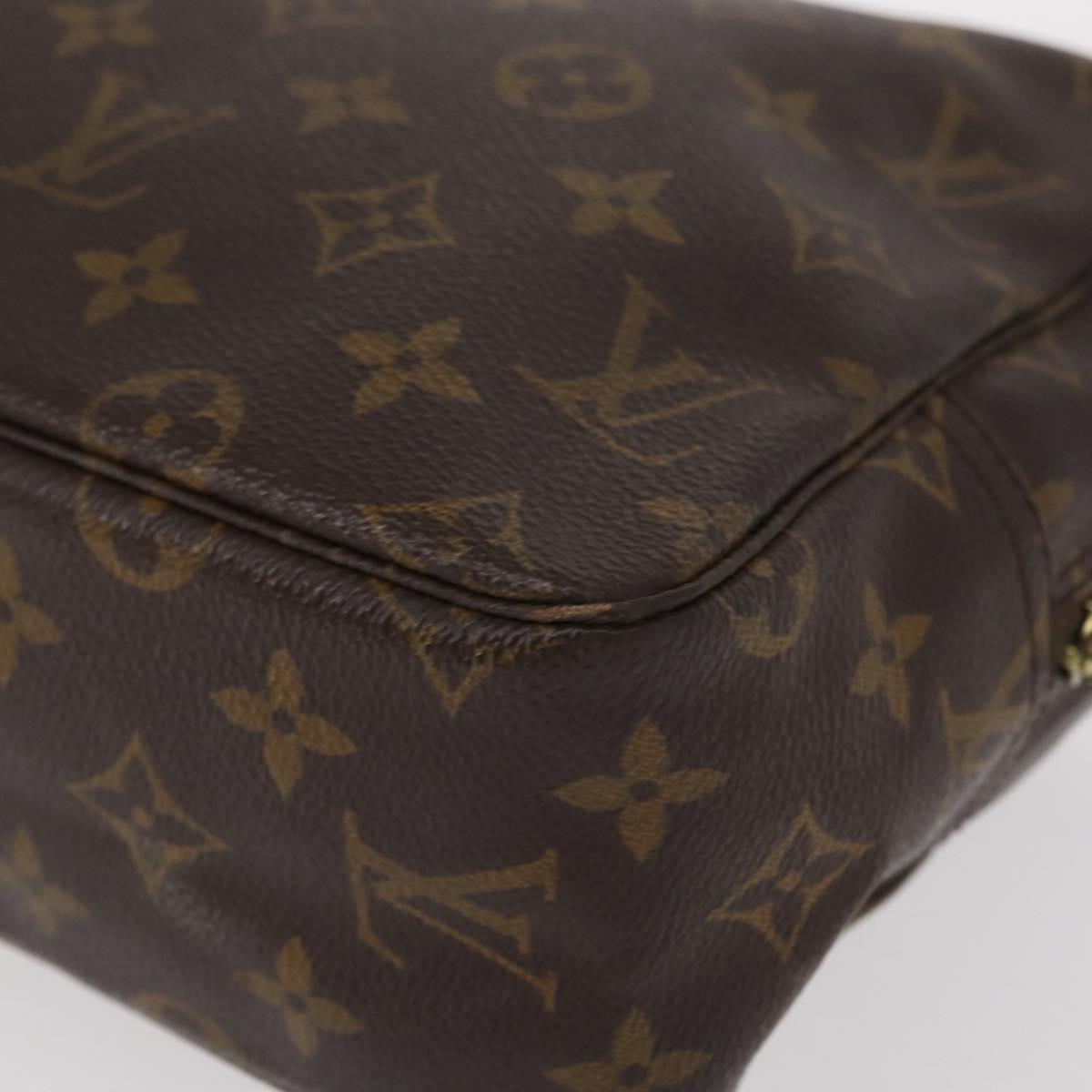 LOUIS VUITTON Monogram Trousse Toilette 28 Clutch Bag M47522 LV Auth 155172