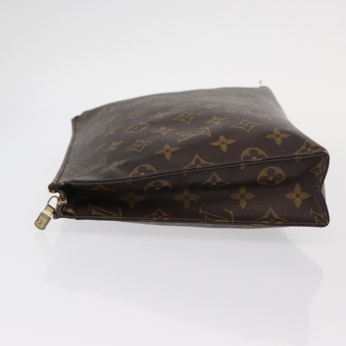 LOUIS VUITTON Monogram Poche Toilette 26 Pouch M47542 LV Auth 155174