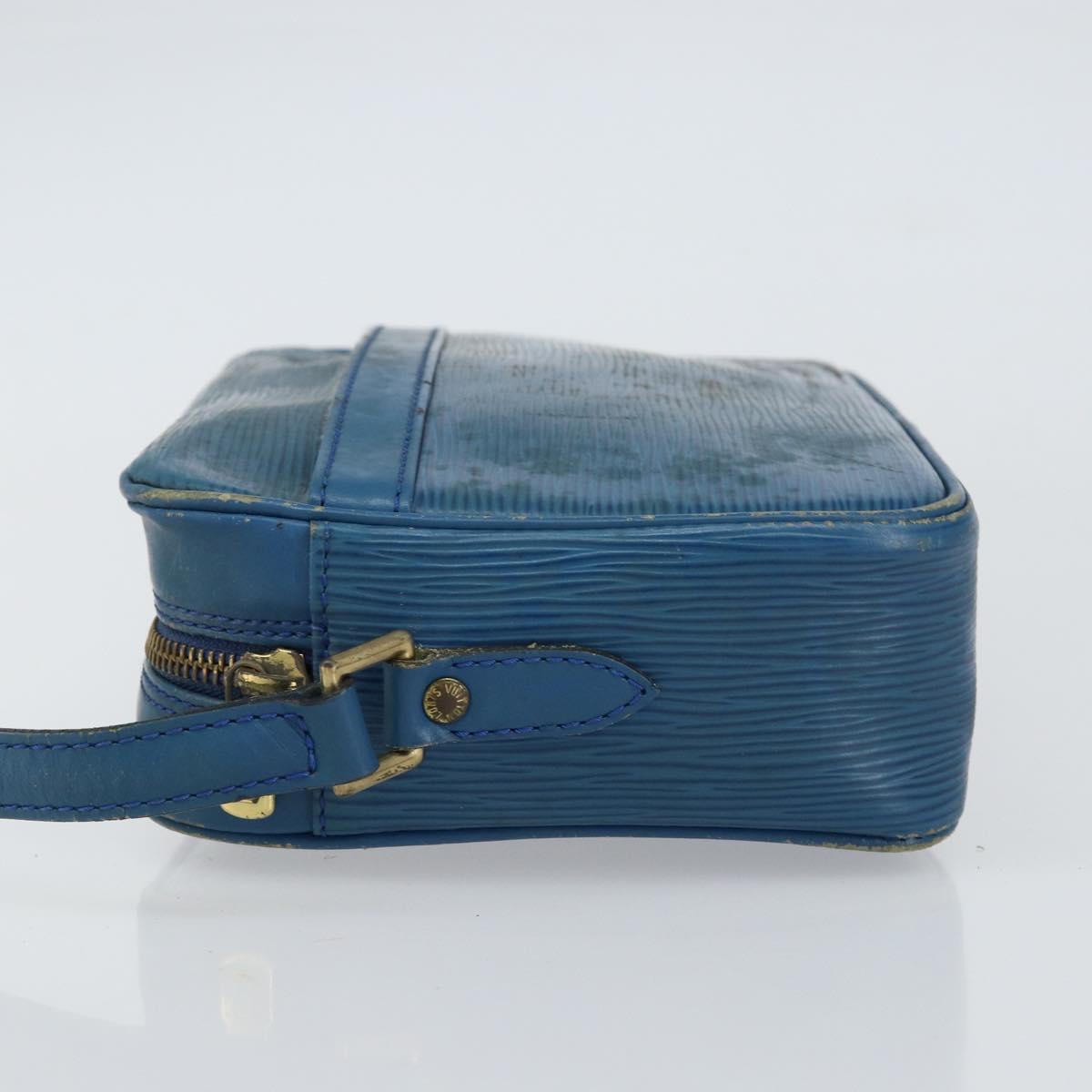 LOUIS VUITTON Epi Trocadero 23 Shoulder Bag Blue M52305 LV Auth 155178