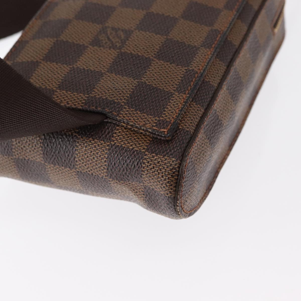 LOUIS VUITTON Damier Ebene Geronimos Shoulder Bag N51994 LV Auth 155179