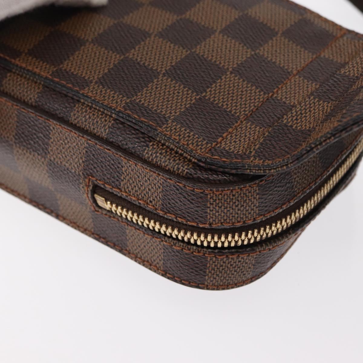 LOUIS VUITTON Damier Ebene Geronimos Shoulder Bag N51994 LV Auth 155179