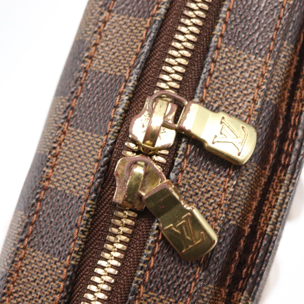 LOUIS VUITTON Damier Ebene Geronimos Shoulder Bag N51994 LV Auth 155179