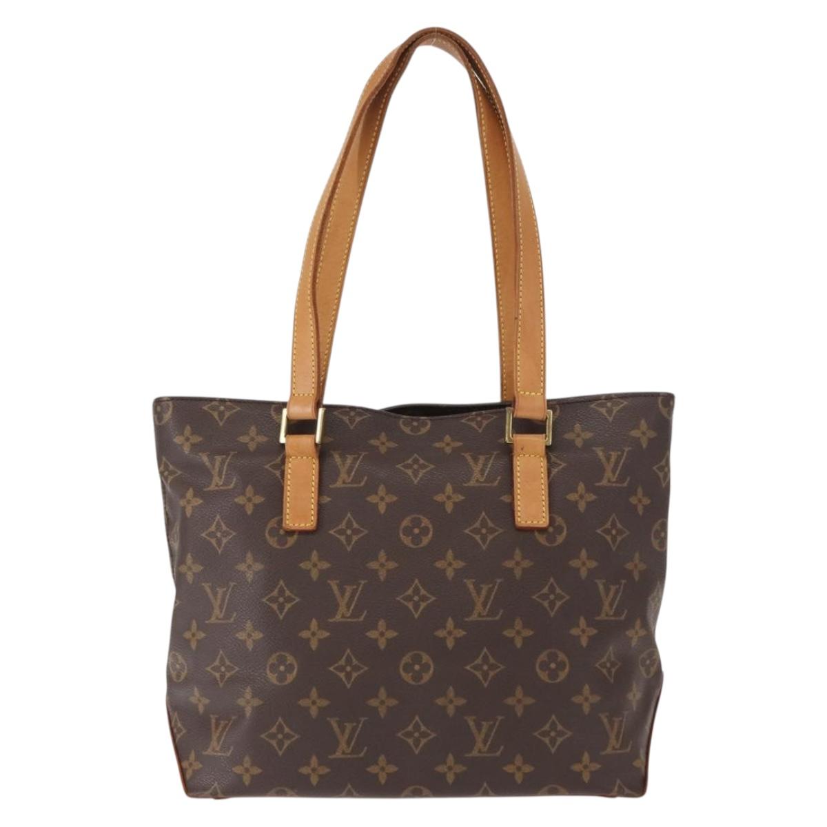 LOUIS VUITTON Monogram Cabas Piano Tote Bag M51148 LV Auth 155180
