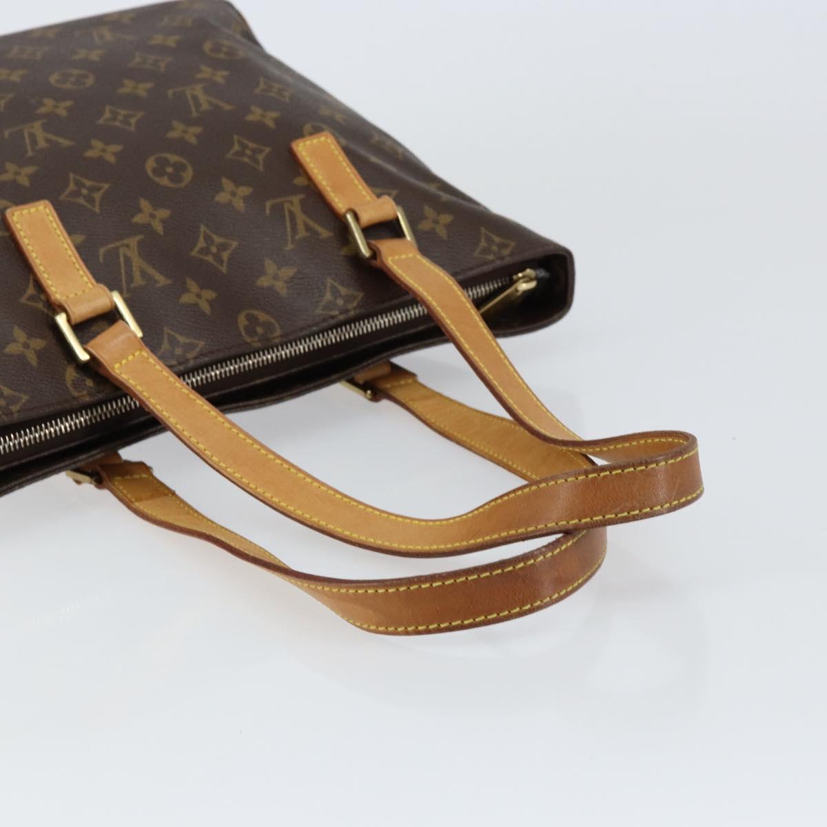 LOUIS VUITTON Monogram Cabas Piano Tote Bag M51148 LV Auth 155181