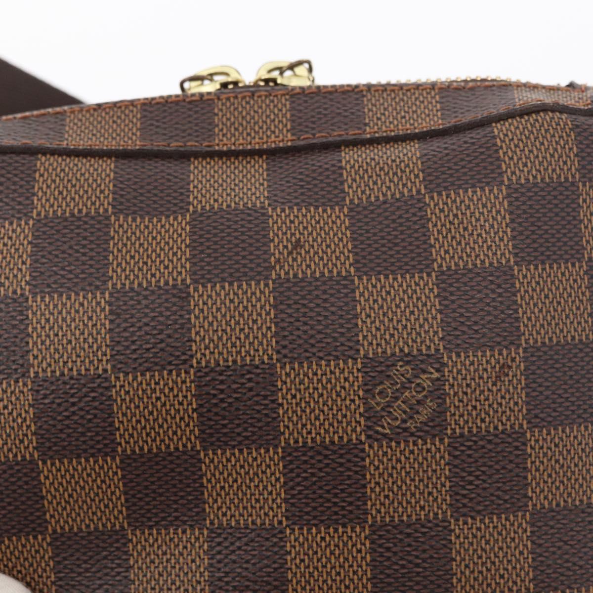 LOUIS VUITTON Damier Ebene Geronimos Shoulder Bag N51994 LV Auth 155185