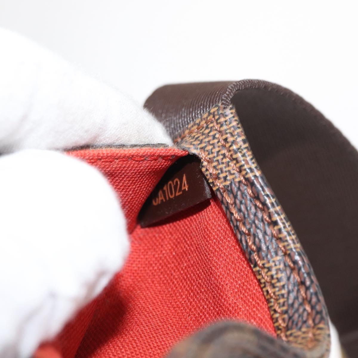 LOUIS VUITTON Damier Ebene Geronimos Shoulder Bag N51994 LV Auth 155185