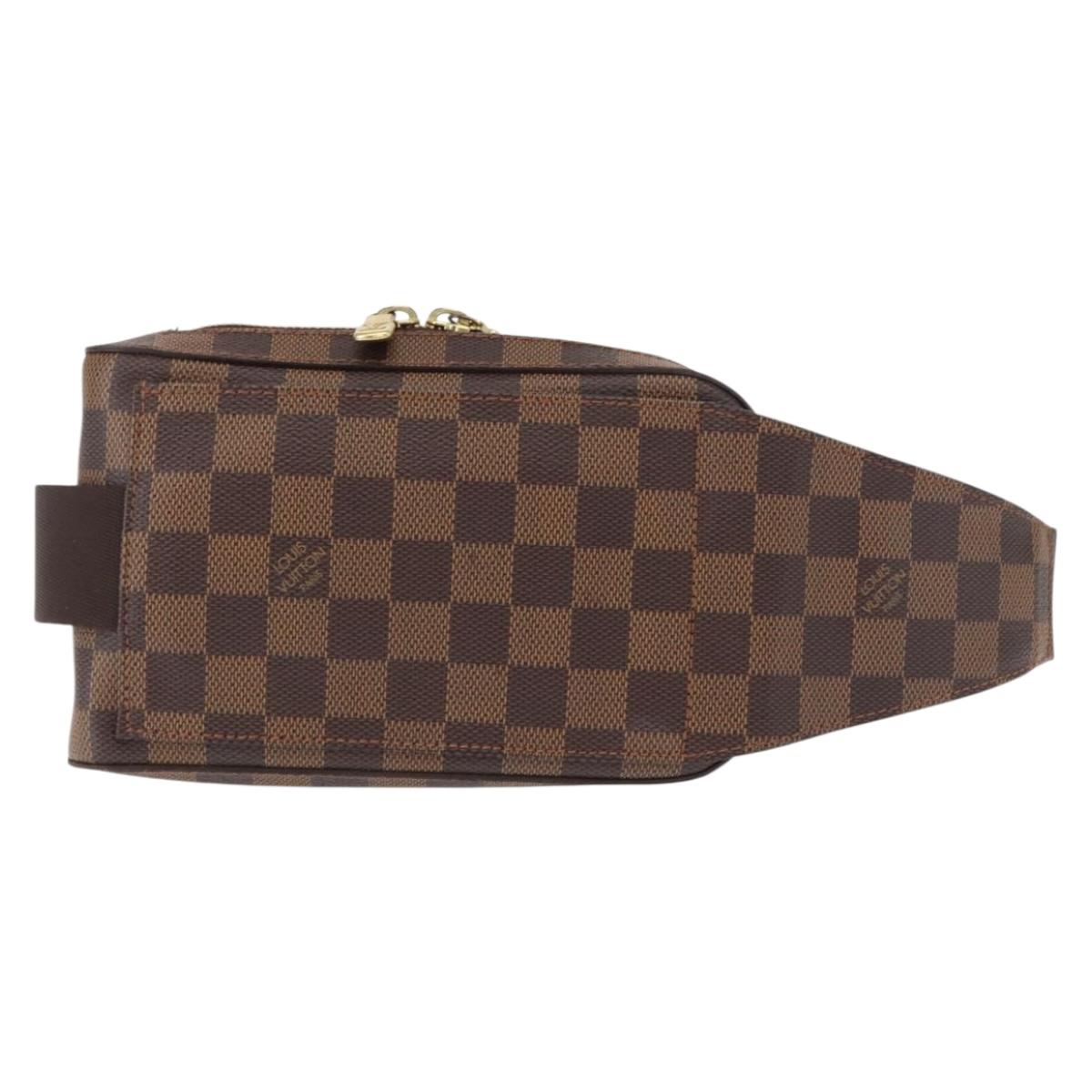 LOUIS VUITTON Damier Ebene Geronimos Shoulder Bag N51994 LV Auth 155185