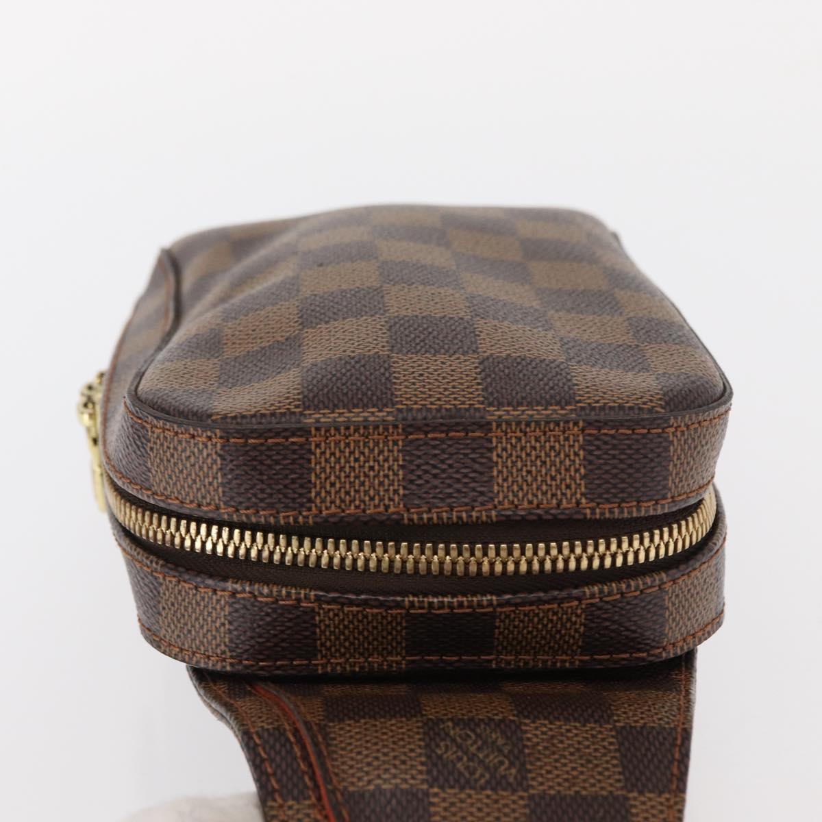 LOUIS VUITTON Damier Ebene Geronimos Shoulder Bag N51994 LV Auth 155185