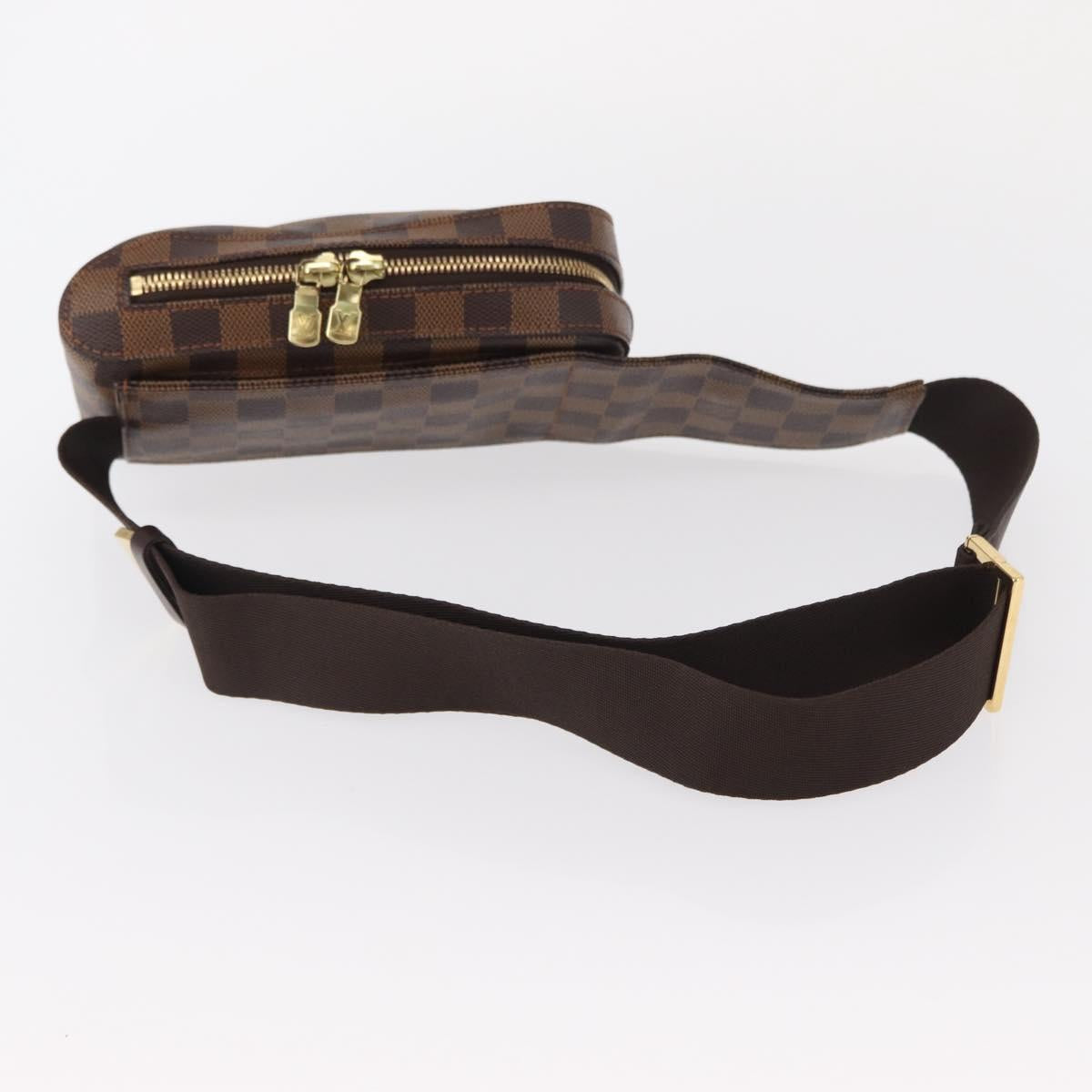 LOUIS VUITTON Damier Ebene Geronimos Shoulder Bag N51994 LV Auth 155185