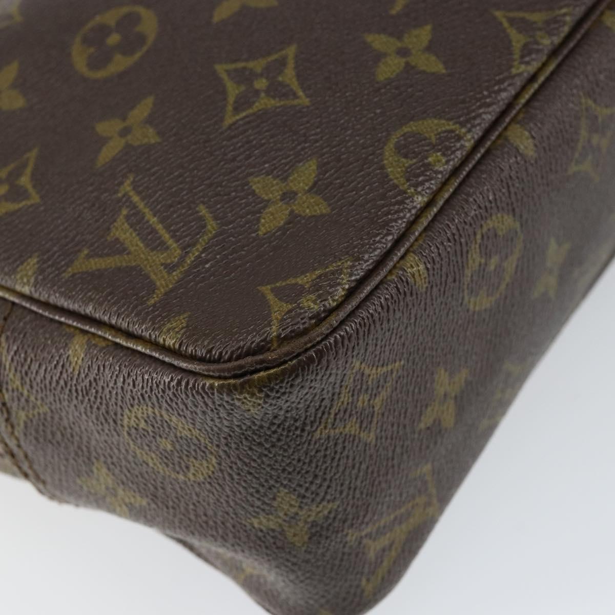 LOUIS VUITTON Monogram Trousse Toilette 28 Clutch Bag M47522 LV Auth 155186