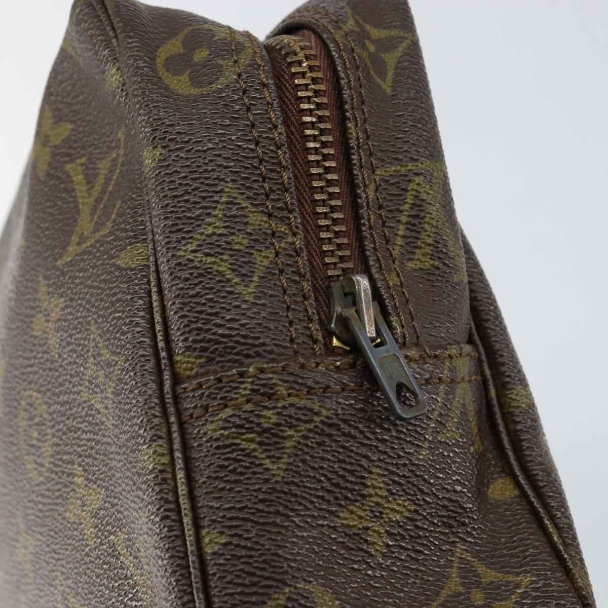 LOUIS VUITTON Monogram Trousse Toilette 28 Clutch Bag M47522 LV Auth 155186