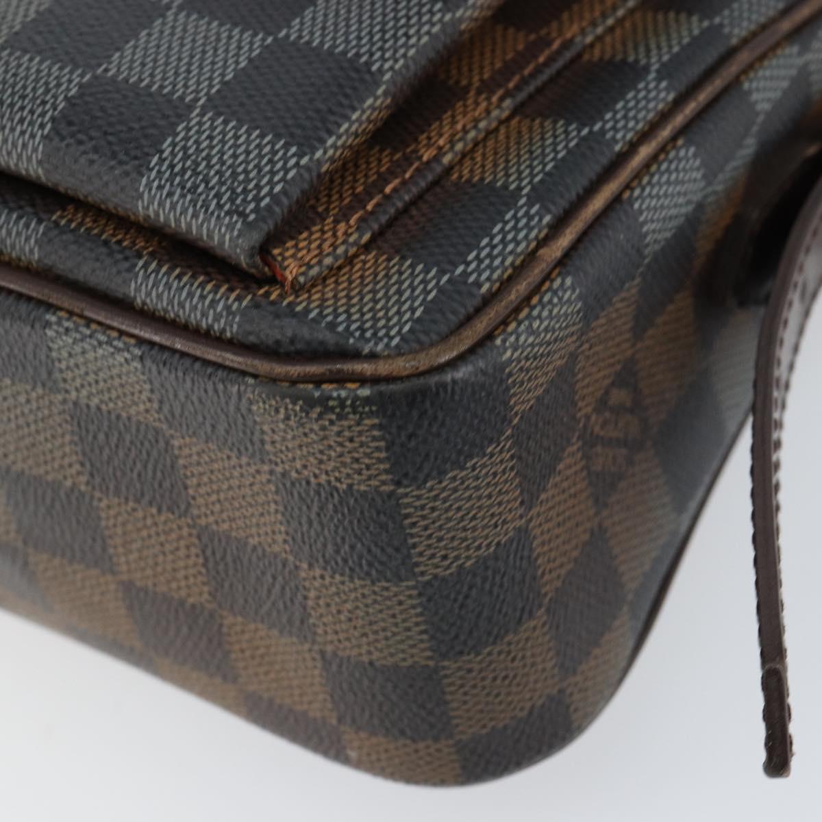 LOUIS VUITTON Damier Ebene Ravello GM Shoulder Bag N60006 LV Auth 155187