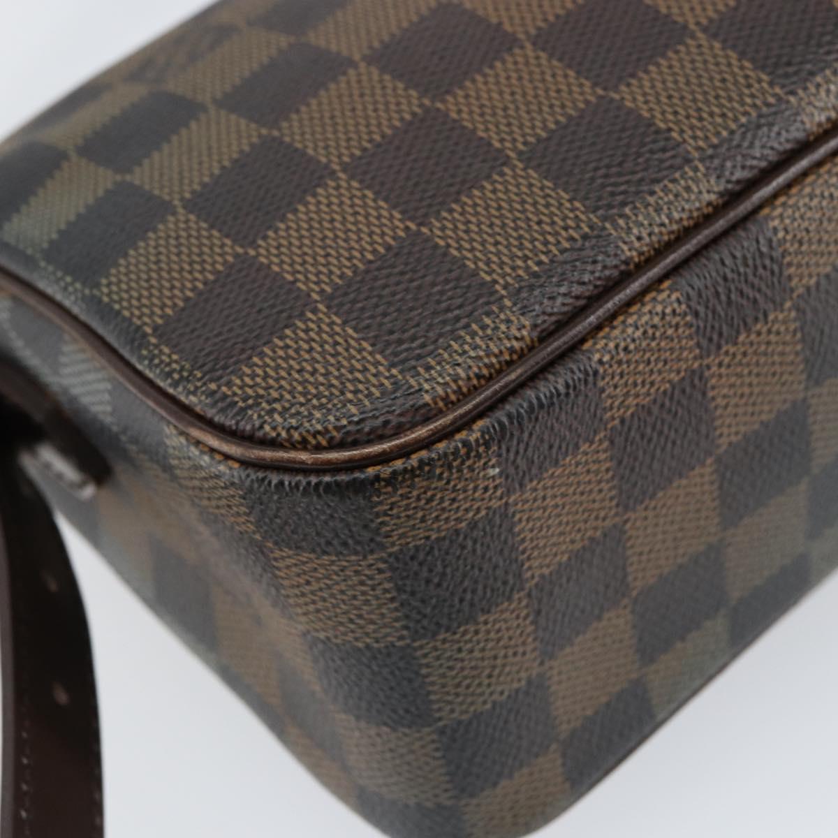 LOUIS VUITTON Damier Ebene Ravello GM Shoulder Bag N60006 LV Auth 155187