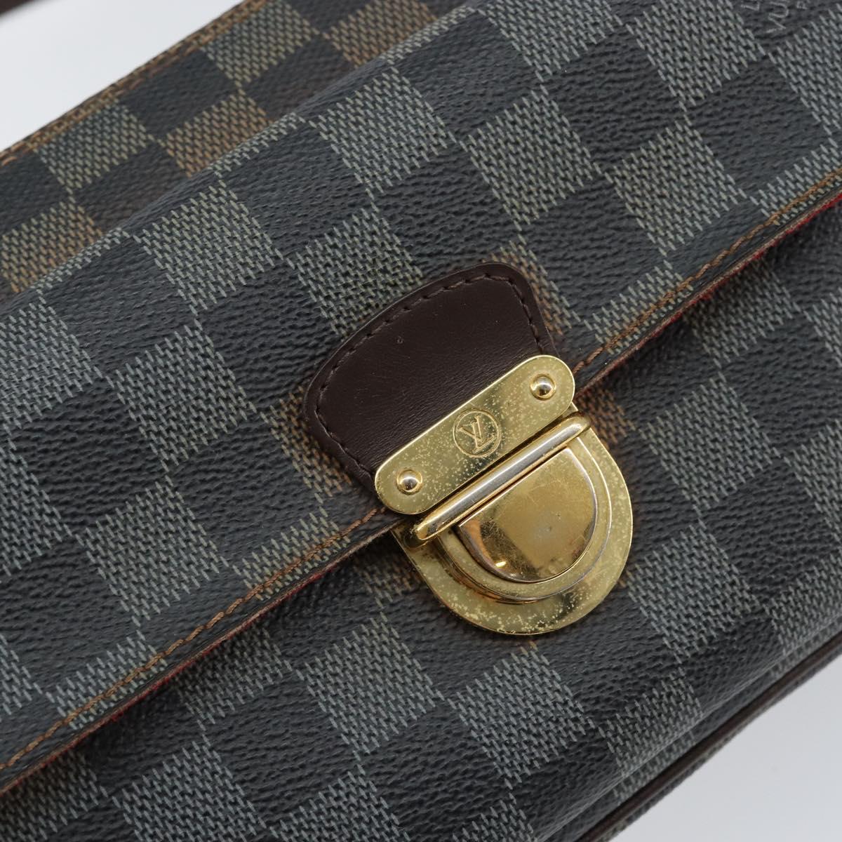 LOUIS VUITTON Damier Ebene Ravello GM Shoulder Bag N60006 LV Auth 155187