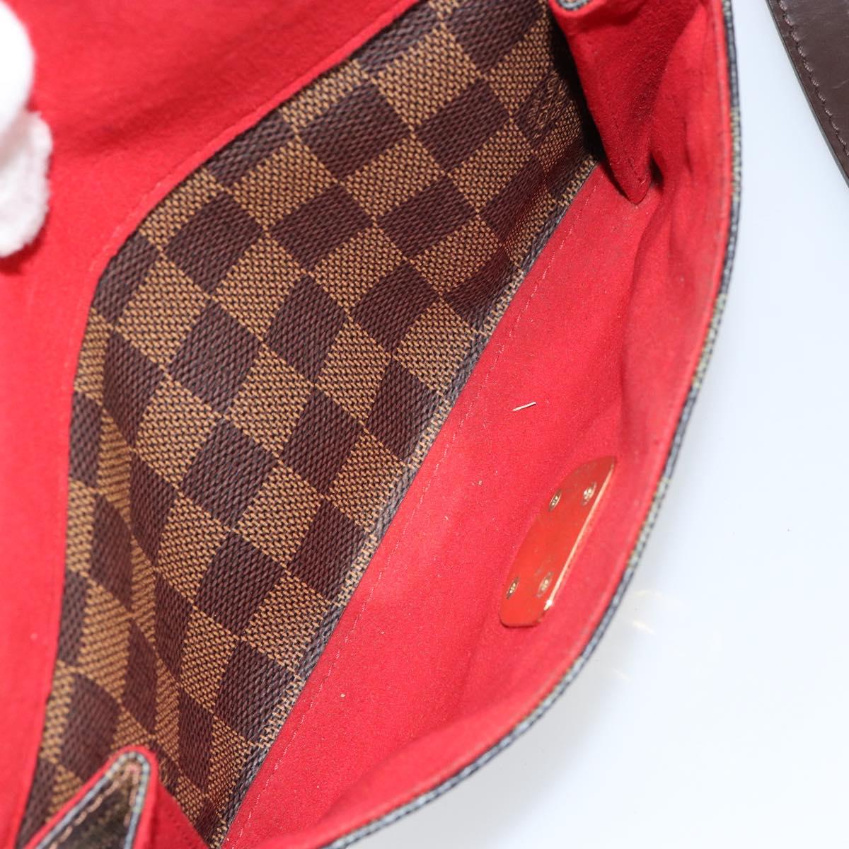 LOUIS VUITTON Damier Ebene Ravello GM Shoulder Bag N60006 LV Auth 155187